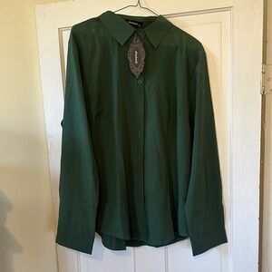 Green Button Down Shirt